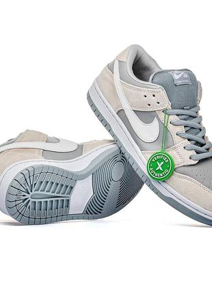 Кроссовки nike sb dunk low sweet grey