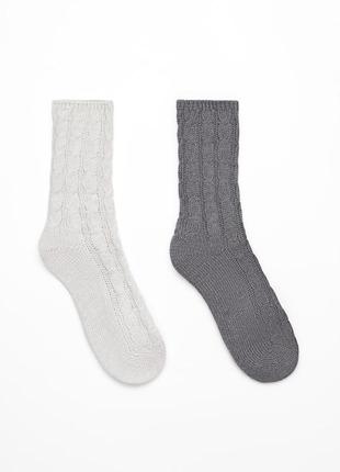 Теплі шкарпетки з вовною 2 пари oysho 1384/477