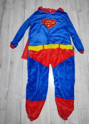 Мужской кигуруми, пижама, костюм супермен, xl2 фото