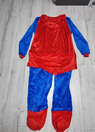 Мужской кигуруми, пижама, костюм супермен, xl5 фото