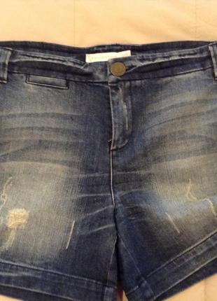Класні джинсові шорти злегка потерті1 фото