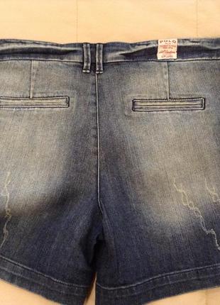 Класні джинсові шорти злегка потерті3 фото