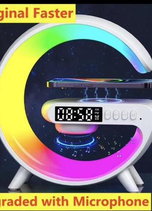 Лампа ночник зарядка колонка