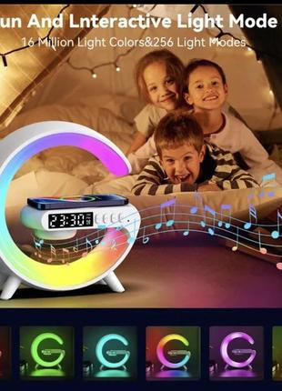 Лампа ночник зарядка колонка