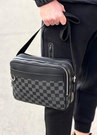 Сумка чоловіча louis vuitton trocadero messenger