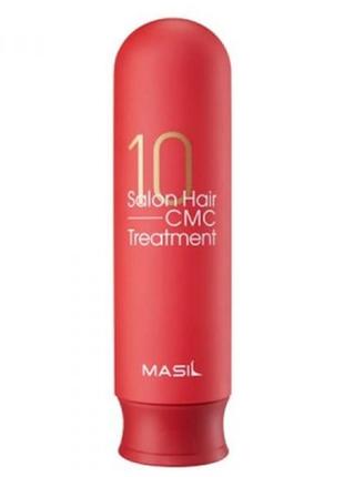 Відновлюючий бальзам для волосся з церамідами masil 10 salon hair cmc treatment 300 мл