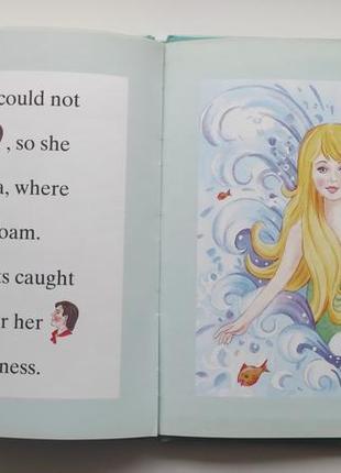 Книга на английском языке little mermaid маленькая русалочка10 фото