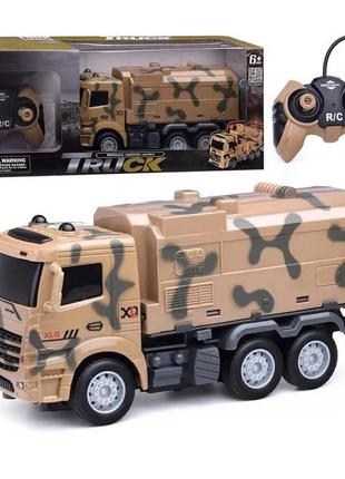 Іграшка військовий вантажівка на пульт керуванням на акумуляторі4 фото