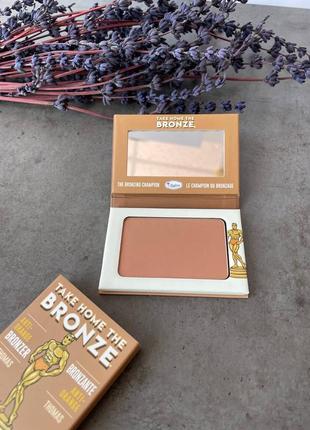 Thebalm take home the bronze anti-orange bronzer. оригінал із сша