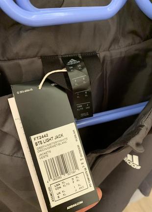 Легка сіра куртка adidas3 фото