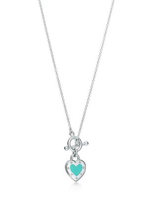 Серебряная подвеска tiffany co