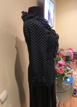 Блуза в горошек