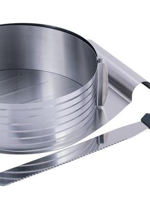 Форма для бисквита kamille - 245-330 мм с ножом и подносом