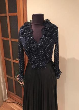 Блуза в горошек