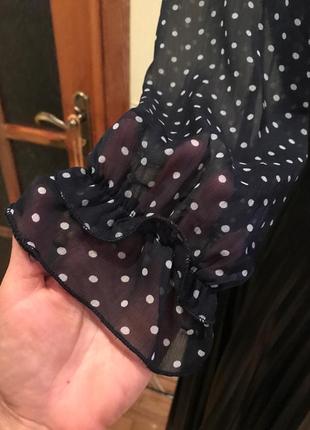 Блуза в горошек