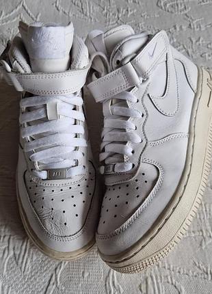 Женские  высокие кроссовки nike air force  mid