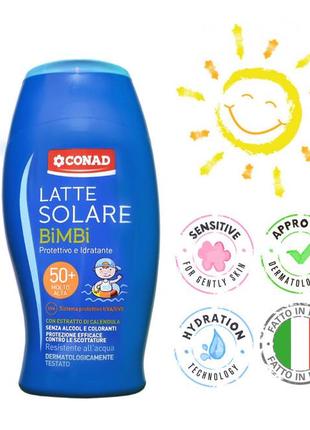 Молочко для чутливої і ніжної дитячої шкіри spf 50+ (для дітей від 3х років )