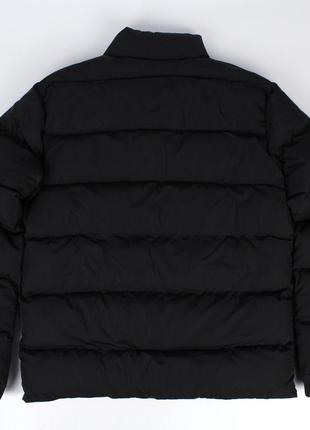 Зимняя куртка moncler (с белым лого), цвет черный, разные размеры2 фото