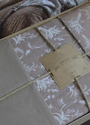 Премиальная постель евро размер туречки 🇹🇷 бренд limasso тканина ранфорс3 фото