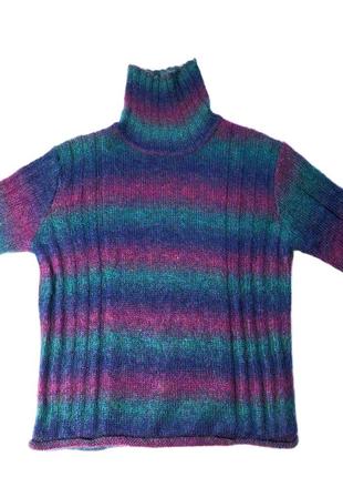Эффектный теплый  мохеровый свитер итальянского бренда mila2 фото