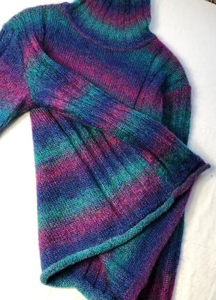 Эффектный теплый  мохеровый свитер итальянского бренда mila4 фото