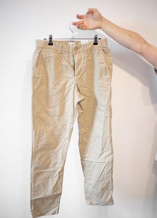 Чиносы брюки джинсы штаны бежевые мужские h&m