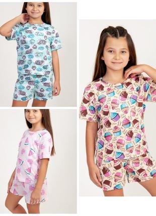 Хлопковая пижама легкая, хлопковая пижама легкая, сиреневая пижама подростковая1 фото