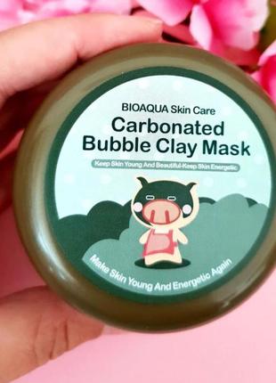 Знаменитая кислородная маска для лица carbonated bubble clay mask 🐽4 фото