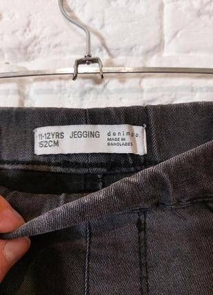 Фирменные стрейчевые джинсы джеггинсы 11-12 лет5 фото