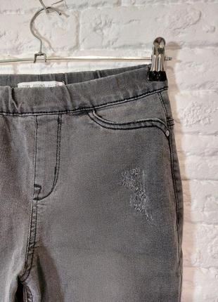 Фирменные стрейчевые джинсы джеггинсы 11-12 лет8 фото