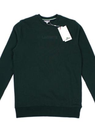 Кофта lacoste, цвет зеленый, размер s