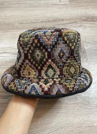 Винтажная хлопковая шляпа панама тайланд, one size2 фото