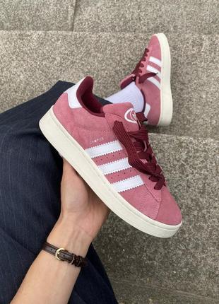 Женские кроссовки adidas campus pink white 37-38