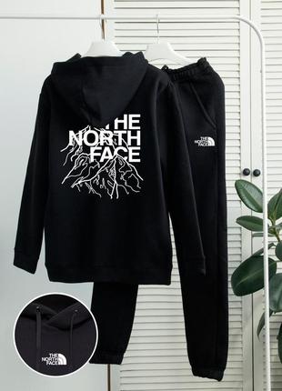 New! зима, теплый спортивный костюм the north face (флис) tnf, тн