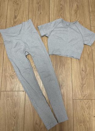 Костюм фитнес для спорта в виде gymshark nike