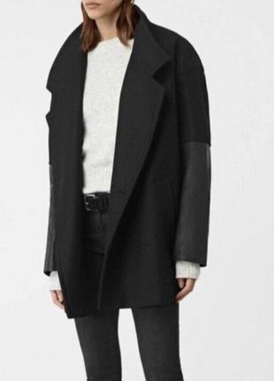 Пальто полупальто allsaints meade lea coat