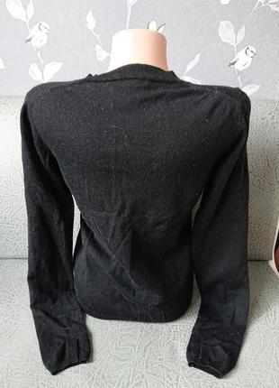 Женский джемпер с вышивкой р.42/44 кофта свитер пуловер6 фото