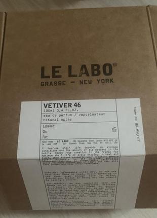 Vetiver 46 le labo