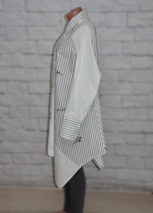 Блуза свободного кроя асимметричная2 фото