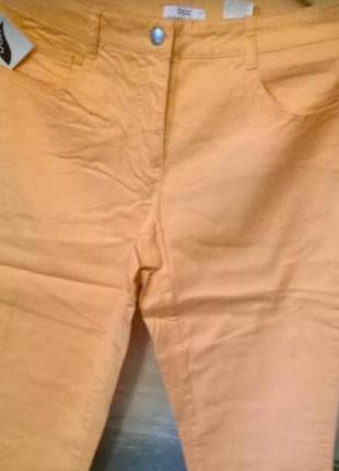 Новые персиковые брюки ,тонкие джинсы6 фото