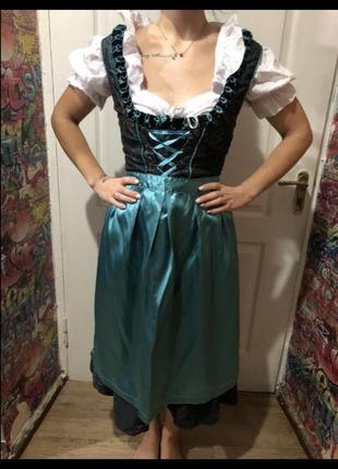 Карнавальный костюм платье баварка официантка