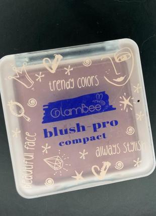 Компактні рум'яна для обличчя glambee blush-pro тон 03, 5 г