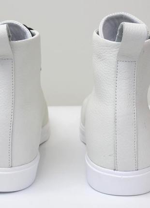 Белые ботинки зимние кроссовки кеды на меху мужская обувь больших размеров 46 47 48 rosso avangard simple bs4 фото