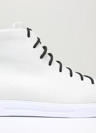 Белые ботинки зимние кроссовки кеды на меху мужская обувь больших размеров 46 47 48 rosso avangard simple bs3 фото