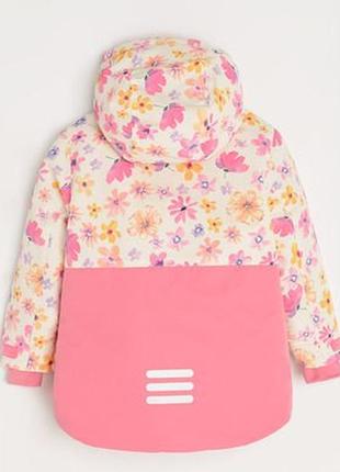 Cool club, горнолыжная куртка для девочки с капюшоном, утепленная, розовая5 фото