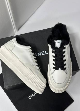 Зимние кроссовки chanel