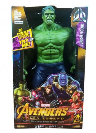 Фигурка супергероя мстители dy-h5826-33 с подвижными руками и ногами (hulk)