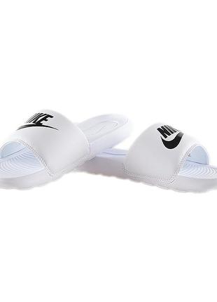 Женские шлепанцы nike w victori one slide белый 40.5 (cn9677-100)5 фото