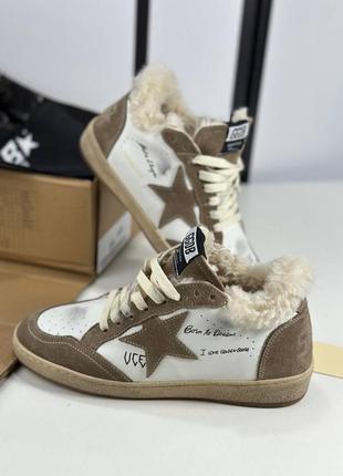 Зимние кроссовки golden goose2 фото