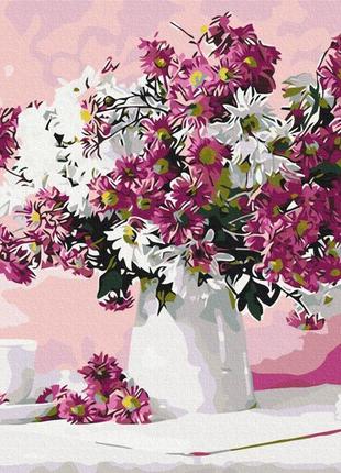Картины по номерам "натюрморт в розовых тонах" раскраски по цифрам. 40*50 см.украина